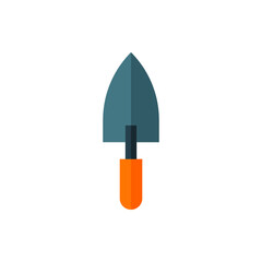 Shovel, Gardening Tool Flat Icon Logo Illustration Vector Isolated. Spring and Season Icon-Set. Suitable for Web Design, Logo, App, and UI.
