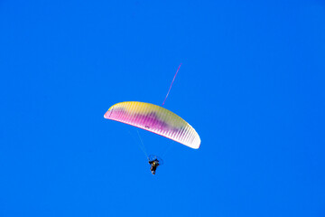paraglider in the sky