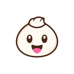 cute bao character illustration design