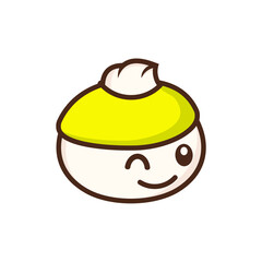 cute bao character illustration design