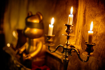 candlestick with candles
