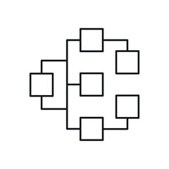 Scheme icon design. isolated on white background