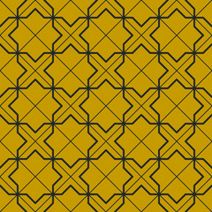 Fototapeta premium Art deco seamless pattern background.