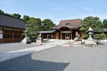 Fototapeta premium 城南宮 境内 京都市