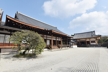 聖護院門跡　宸殿と不動堂　京都市