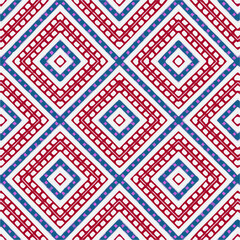 Seamless vector pattern in geometric ornamental style