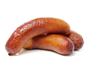 Sausage isolated on white background