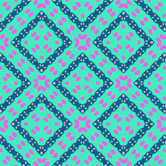 Seamless vector pattern in geometric ornamental style