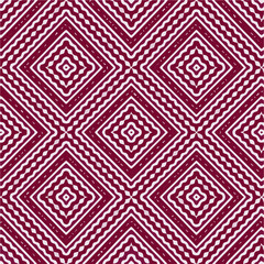 Seamless vector pattern in geometric ornamental style