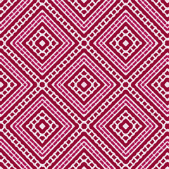 Seamless vector pattern in geometric ornamental style