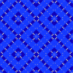 Seamless vector pattern in geometric ornamental style