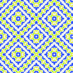 Seamless vector pattern in geometric ornamental style