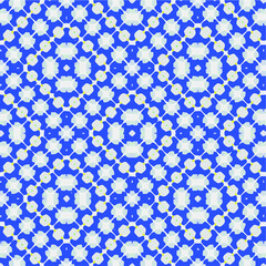 Seamless vector pattern in geometric ornamental style