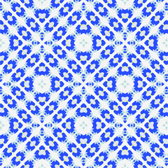 Seamless vector pattern in geometric ornamental style
