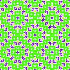 Seamless vector pattern in geometric ornamental style