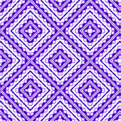 Seamless vector pattern in geometric ornamental style