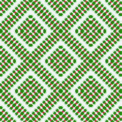 Seamless vector pattern in geometric ornamental style