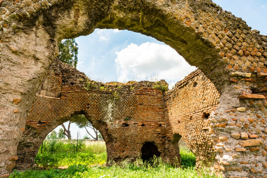 Italy, Rome. Parco Regionale dell'Appia, Antica, Park of the Aqueducts (Parco degli Acquedotti).
