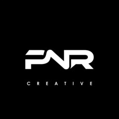 PNR Letter Initial Logo Design Template Vector Illustration