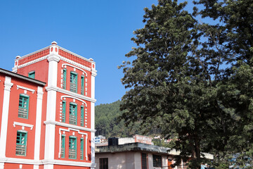 Tansen Durbar also known as Palpa Durbar is a grand palace in the town of Tansen, Nepal.