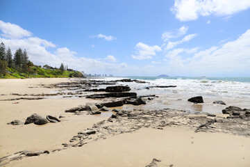 Fototapeta na wymiar Beach on the Sunshine Coast