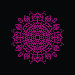 spiritual symbol round ornament