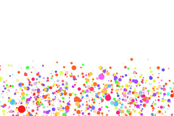 Light multicolor background, colorful vector texture with circles. Splash effect banner. Glitter silver dot abstract illustration with blurred drops of rain. Pattern for web page, banner,poster, card