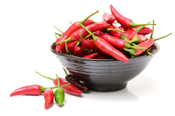 red hot chili peppers in a bowl