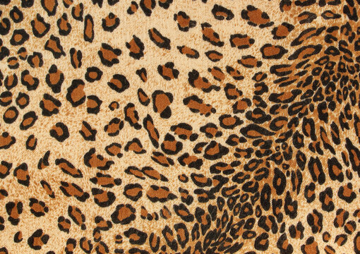 Leopard skin animal print fabric, fashion fabric pattern