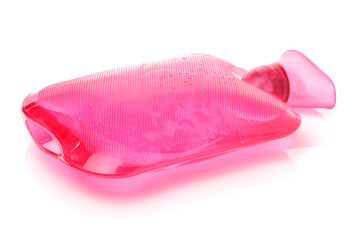 warm water bag on white background
