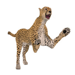 3d render of a cheetah