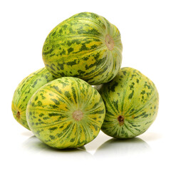muskmelon on white background 