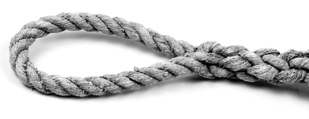 Cordage de marine avec épissure en oeil