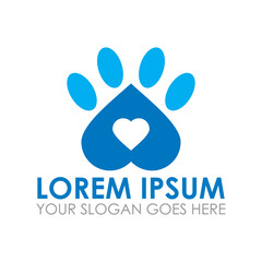 pets care vector , veterinary logo