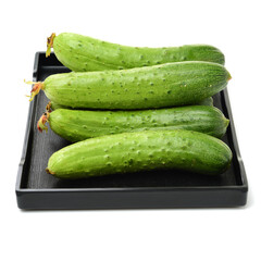 cucumber on a white background