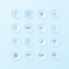 set of icons for web