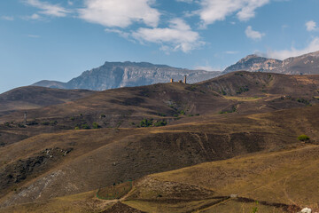 Mountains landscape tha the caucasus Russia