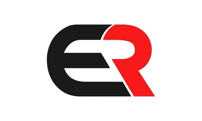 Abstract ER modern vector icon