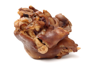 Sauce trotters on white background 