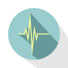 music beat icon flat design icon symbol vector