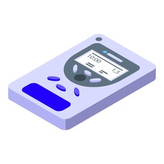 Physical therapist equipment icon. Isometric of physical therapist equipment vector icon for web design isolated on white background