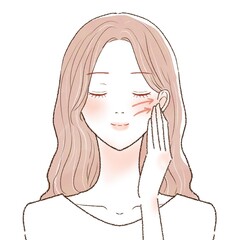 女性　スキンケア　リフトアップ