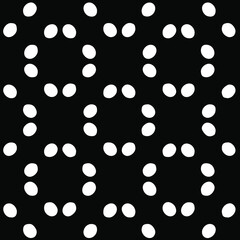 Geometric vector pattern with triangular elements. Seamless abstract ornament for wallpapers and backgrounds. Black and white colors.