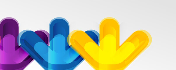 Abstract glossy crosses background for business or technology presentations, internet posters or web brochure covers