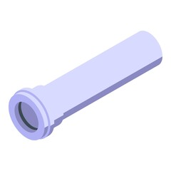 Service pipe icon. Isometric of service pipe vector icon for web design isolated on white background