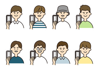 男性　携帯　バストアップ　セット