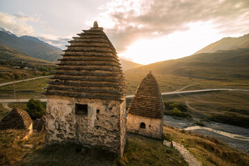 Mountains landscape tha the caucasus Russia