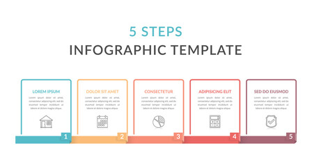 5 Steps - Infographic Template