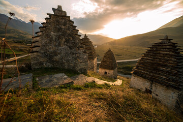 Mountains landscape tha the caucasus Russia
