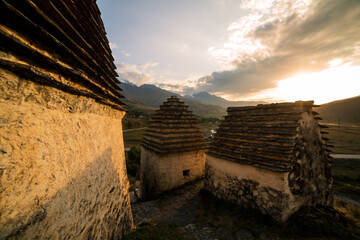 Mountains landscape tha the caucasus Russia